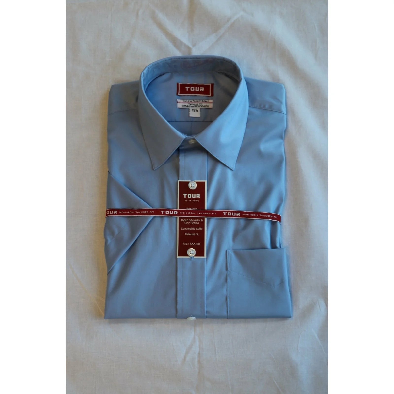 Blue Tour Athletic Fit Non-Iron Dress Shirt - BOGO FREE Petersen's Clothing Blue Tour Athletic Fit Non-Iron Dress Shirt - BOGO FREE Petersen's Clothing