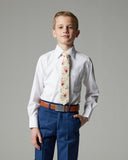 Boys Athletic Fit Dress Shirt by CTR Clothing
