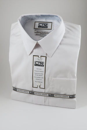 Boys Athletic Fit Dress Shirt by CTR Clothing