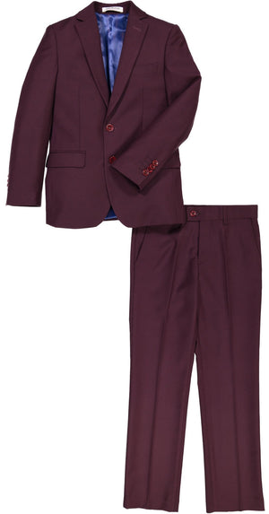 Burgundy Isaac Mizrahi Suit